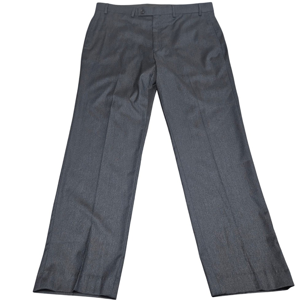 Lauren Ralph Lauren Dress Pants 38x32‎ Charcoal Gray Stretch Trousers